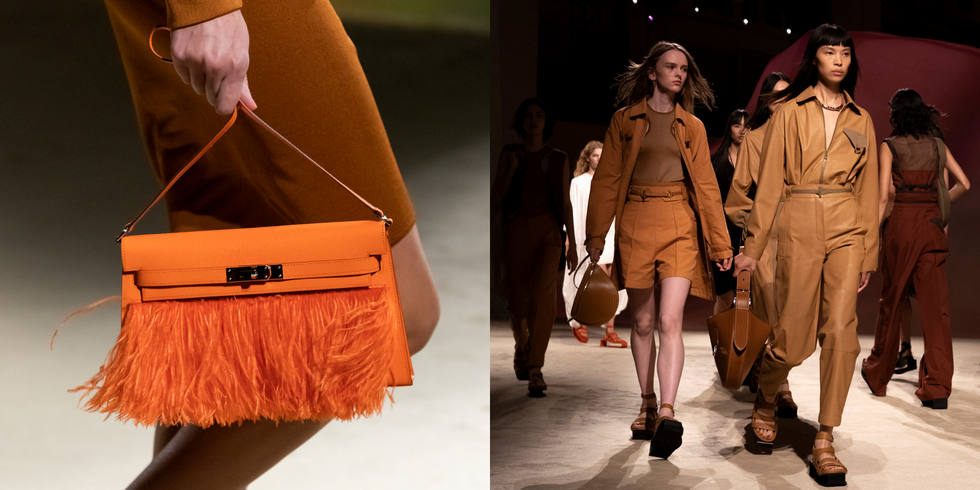 [巴黎時裝周] 愛馬仕Hermès 2023春夏大秀推出什么新包包？凱莉包穿上羽毛大變身
